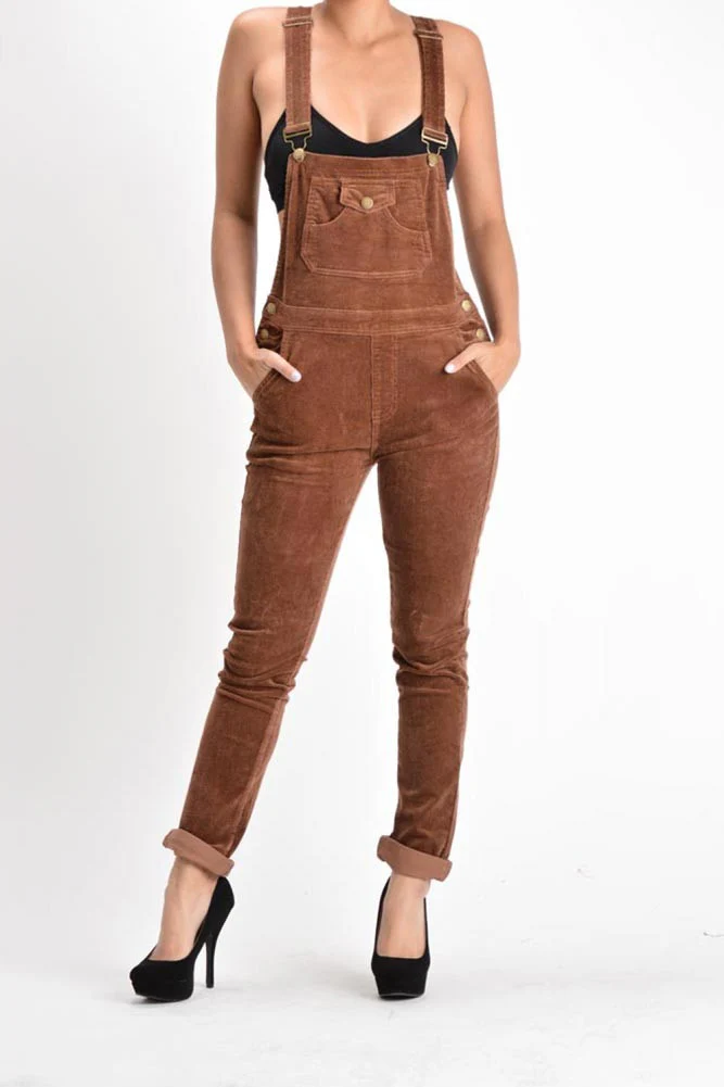 Women's Corduroy Overalls - Image 9
