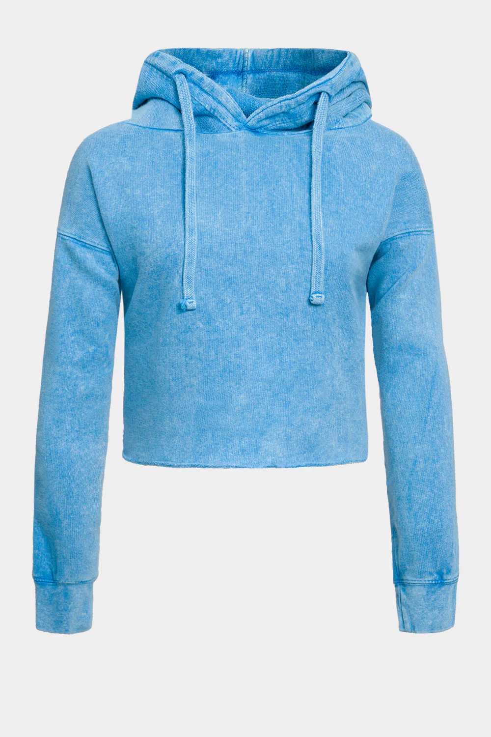 Women's Essential Cropped Long Sleeve Hoodie - Image 10