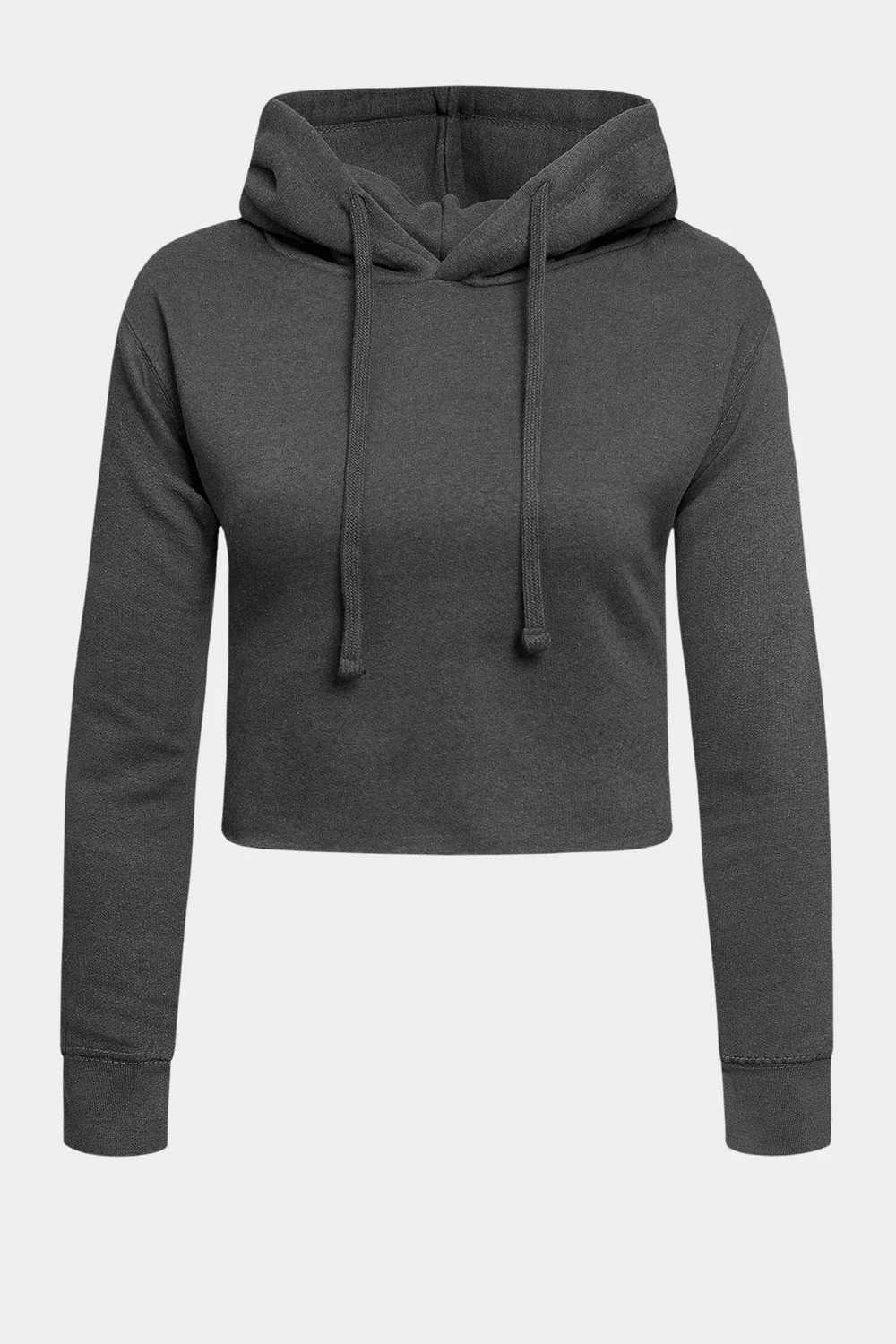 Women's Essential Cropped Long Sleeve Hoodie - Image 12