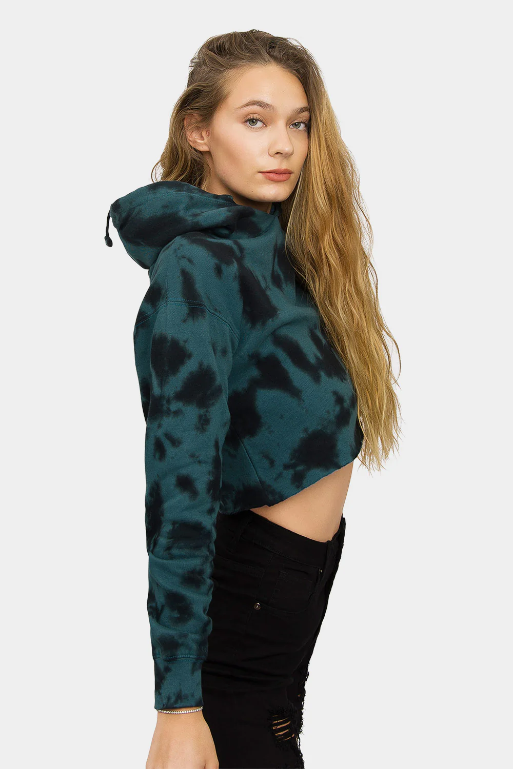 Women's Essential Cropped Long Sleeve Hoodie - Image 126