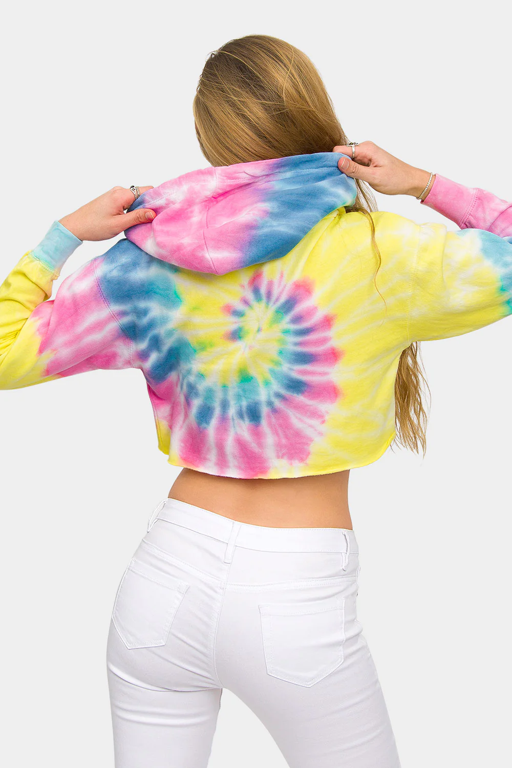 Women's Essential Cropped Long Sleeve Hoodie - Image 129