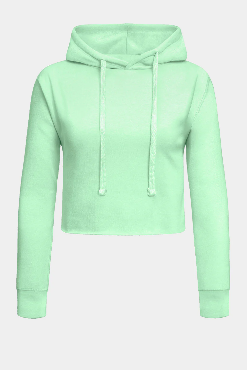 Women's Essential Cropped Long Sleeve Hoodie - Image 14