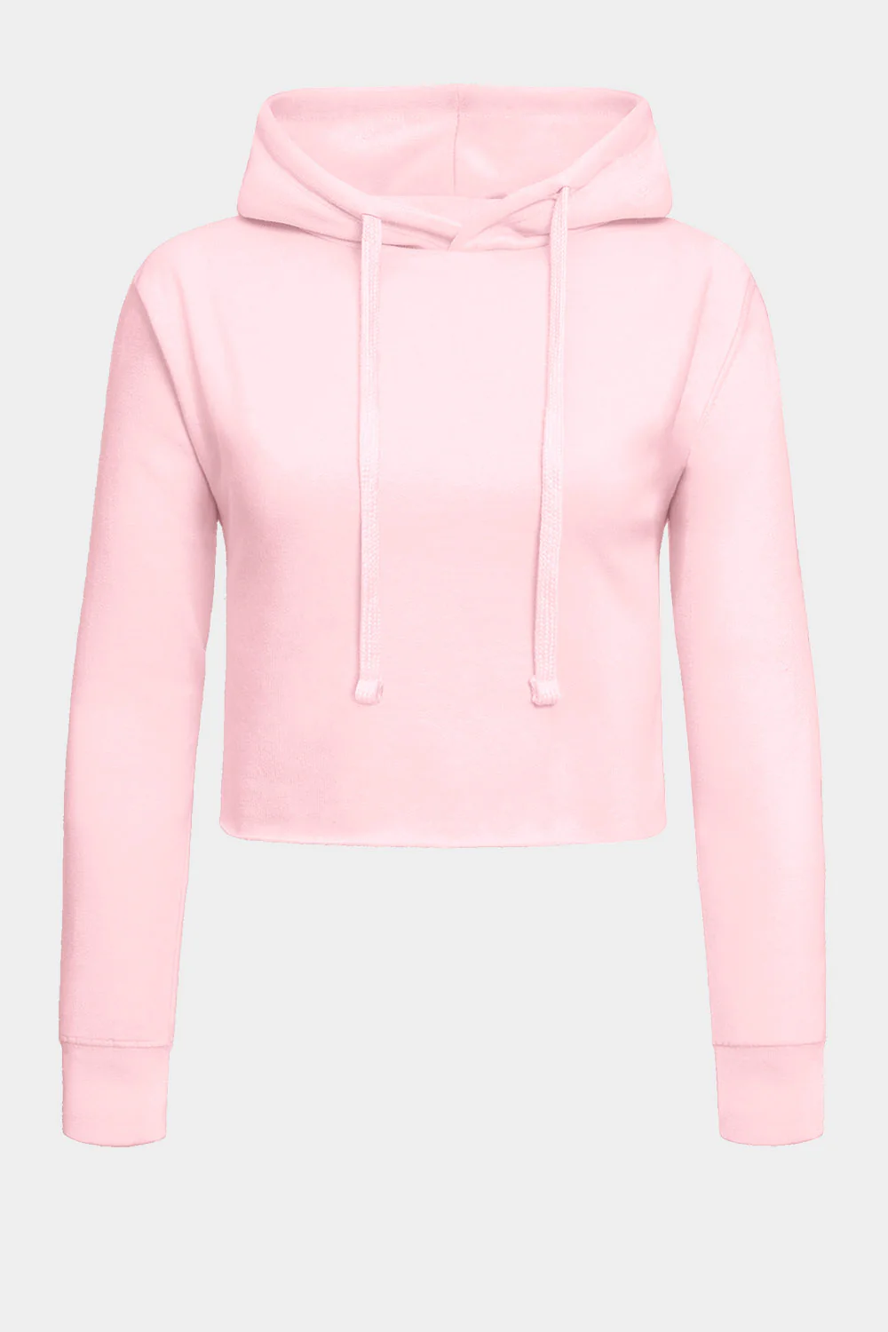 Women's Essential Cropped Long Sleeve Hoodie - Image 16