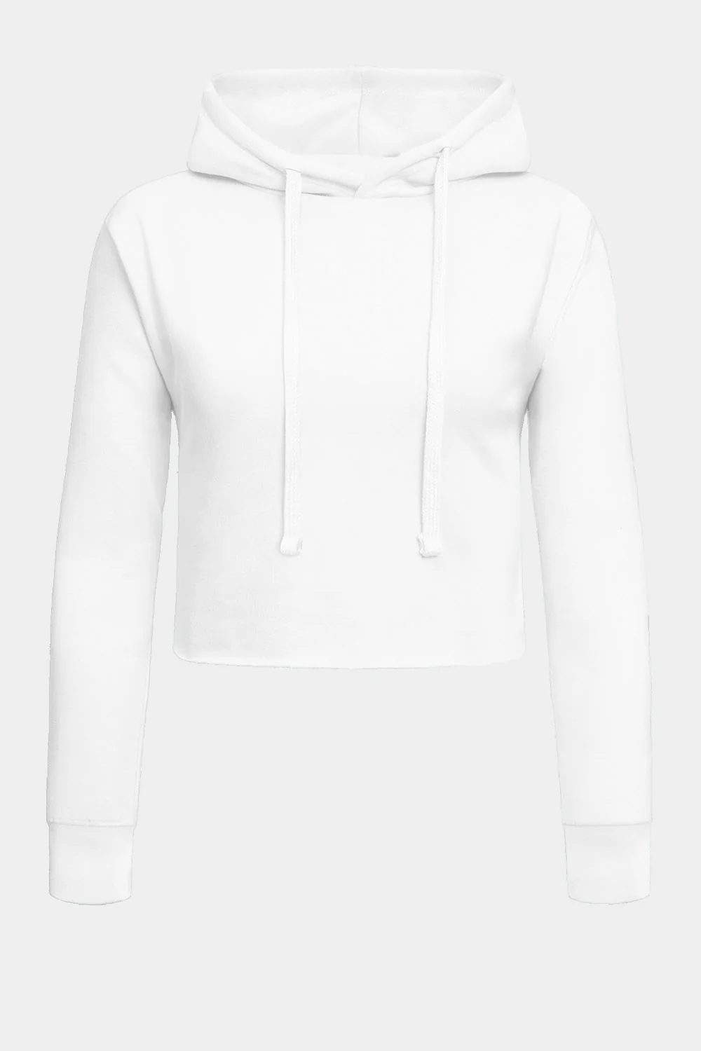 Women's Essential Cropped Long Sleeve Hoodie - Image 18