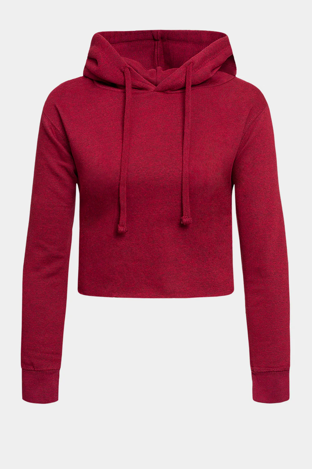 Women's Essential Cropped Long Sleeve Hoodie - Image 4