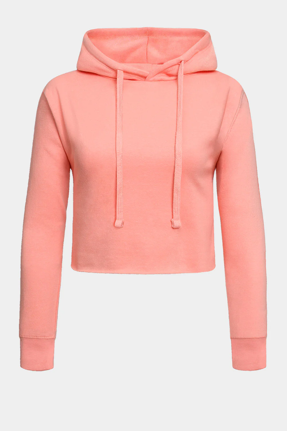 Women's Essential Cropped Long Sleeve Hoodie - Image 8