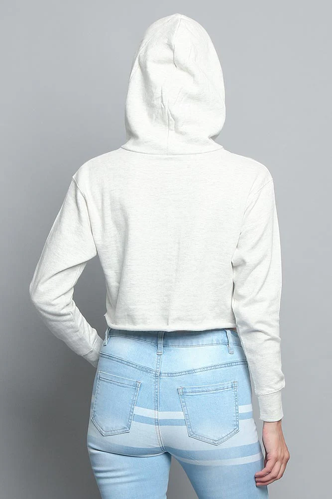 Women's Essential Cropped Long Sleeve Hoodie - Image 94