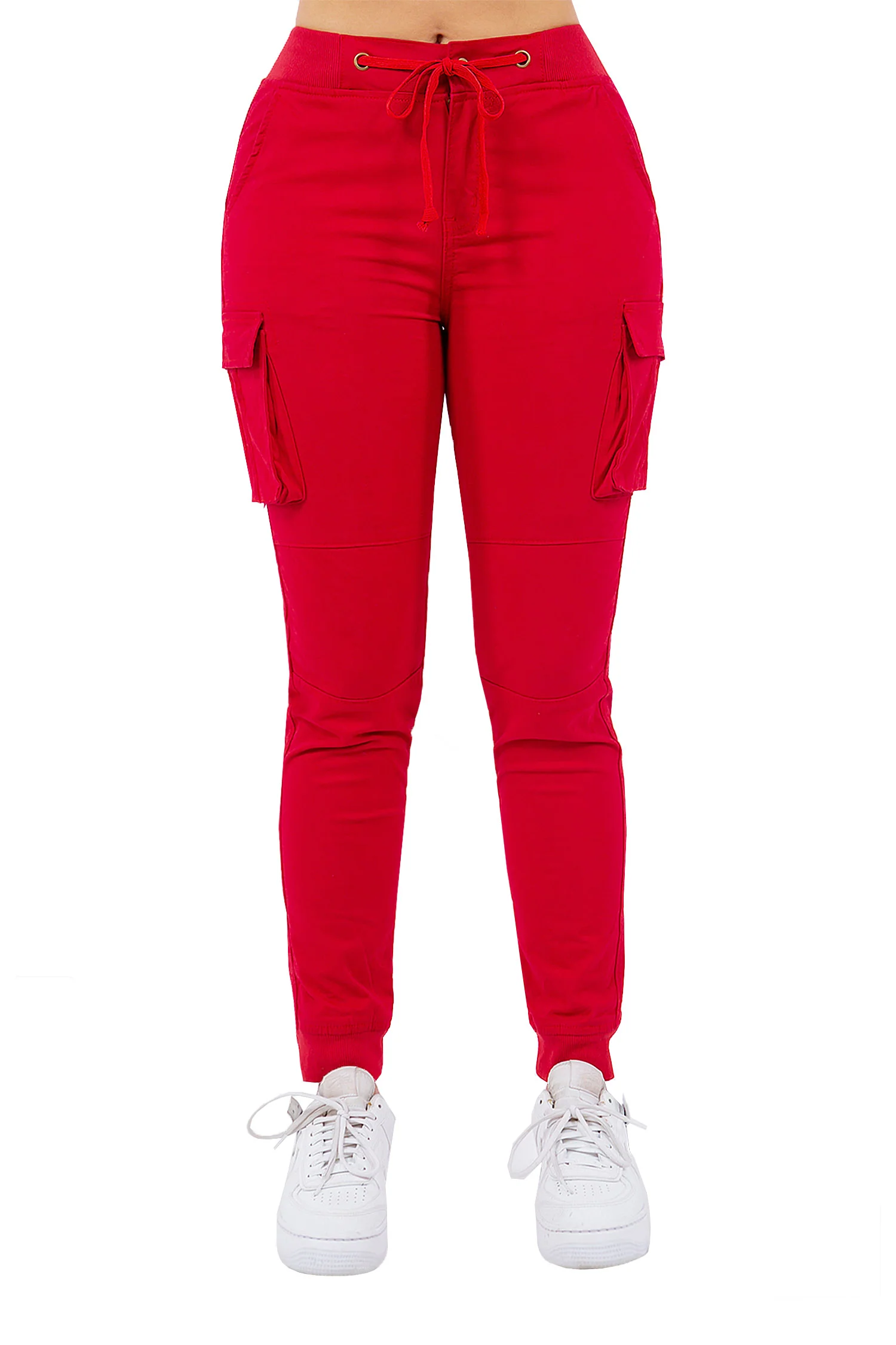 Women's Essential Colored Cargo Joggers (New Colorway) - Image 11