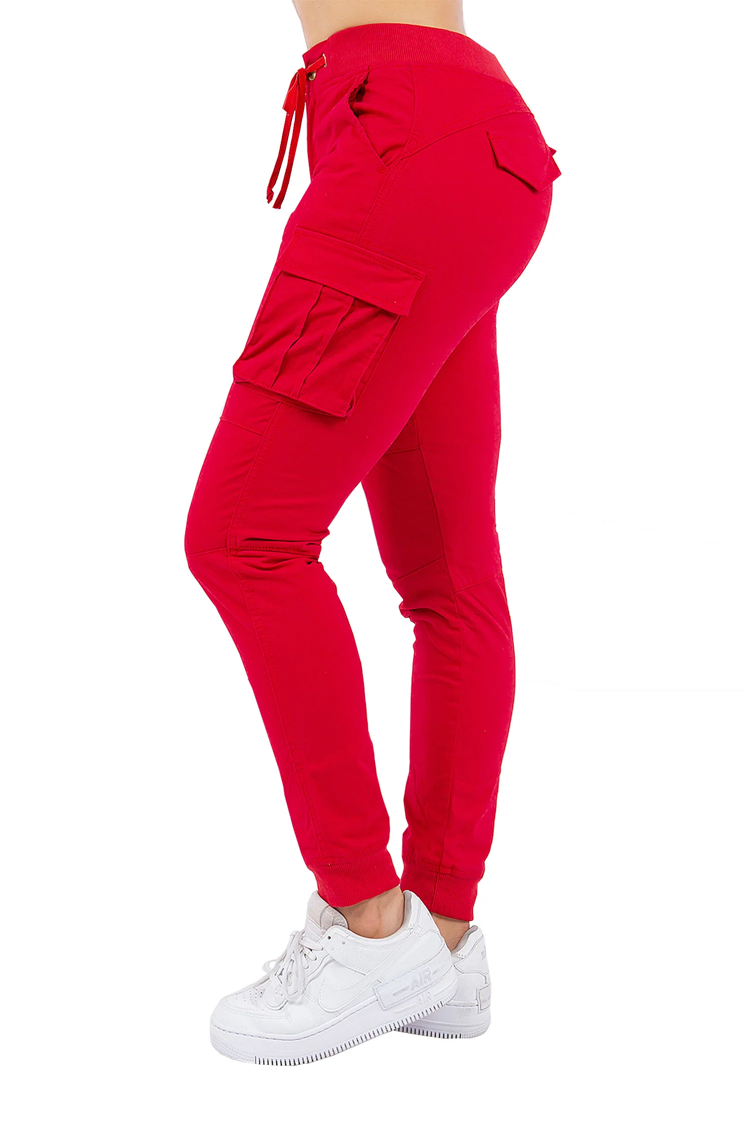 Women's Essential Colored Cargo Joggers (New Colorway) - Image 12
