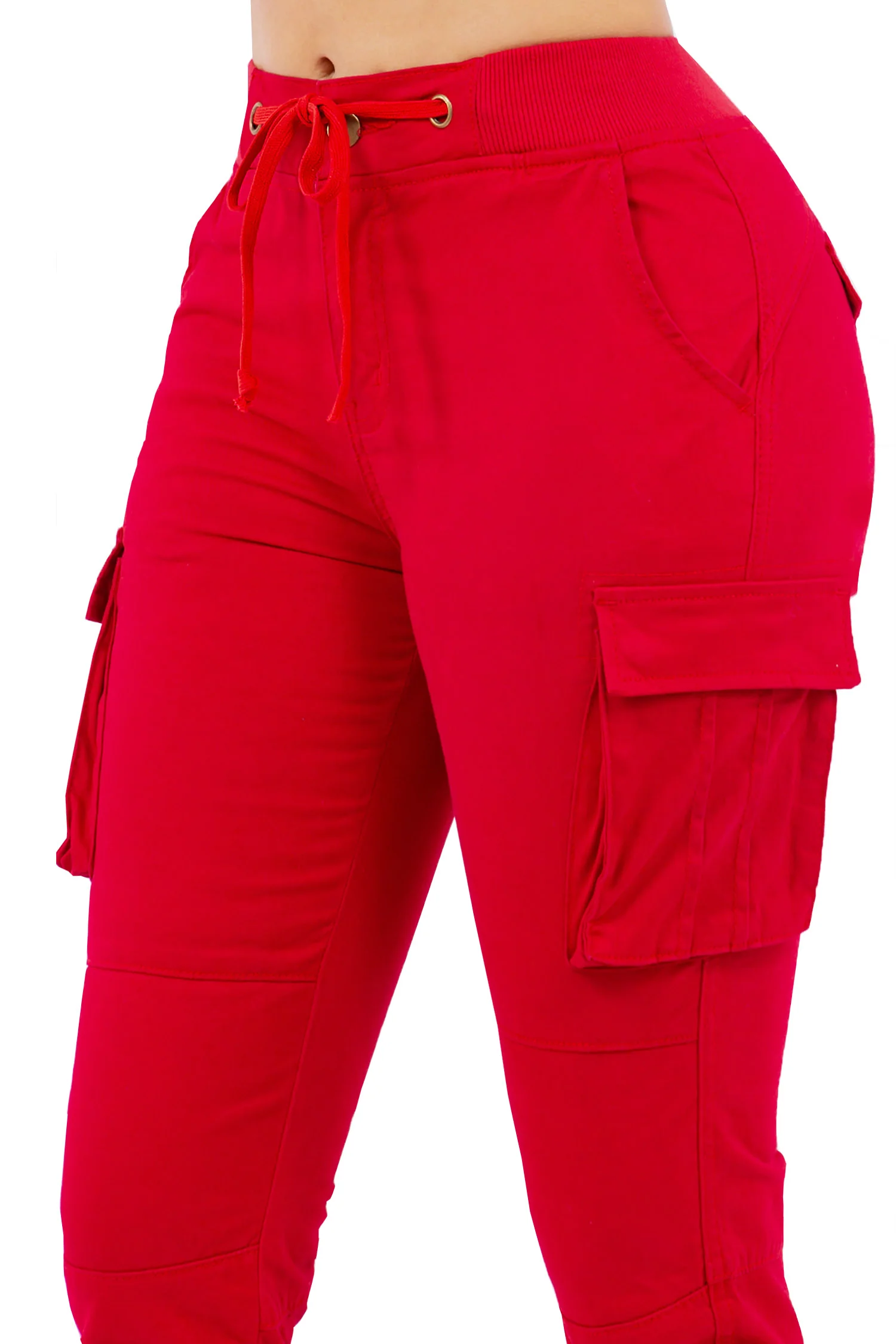 Women's Essential Colored Cargo Joggers (New Colorway) - Image 15