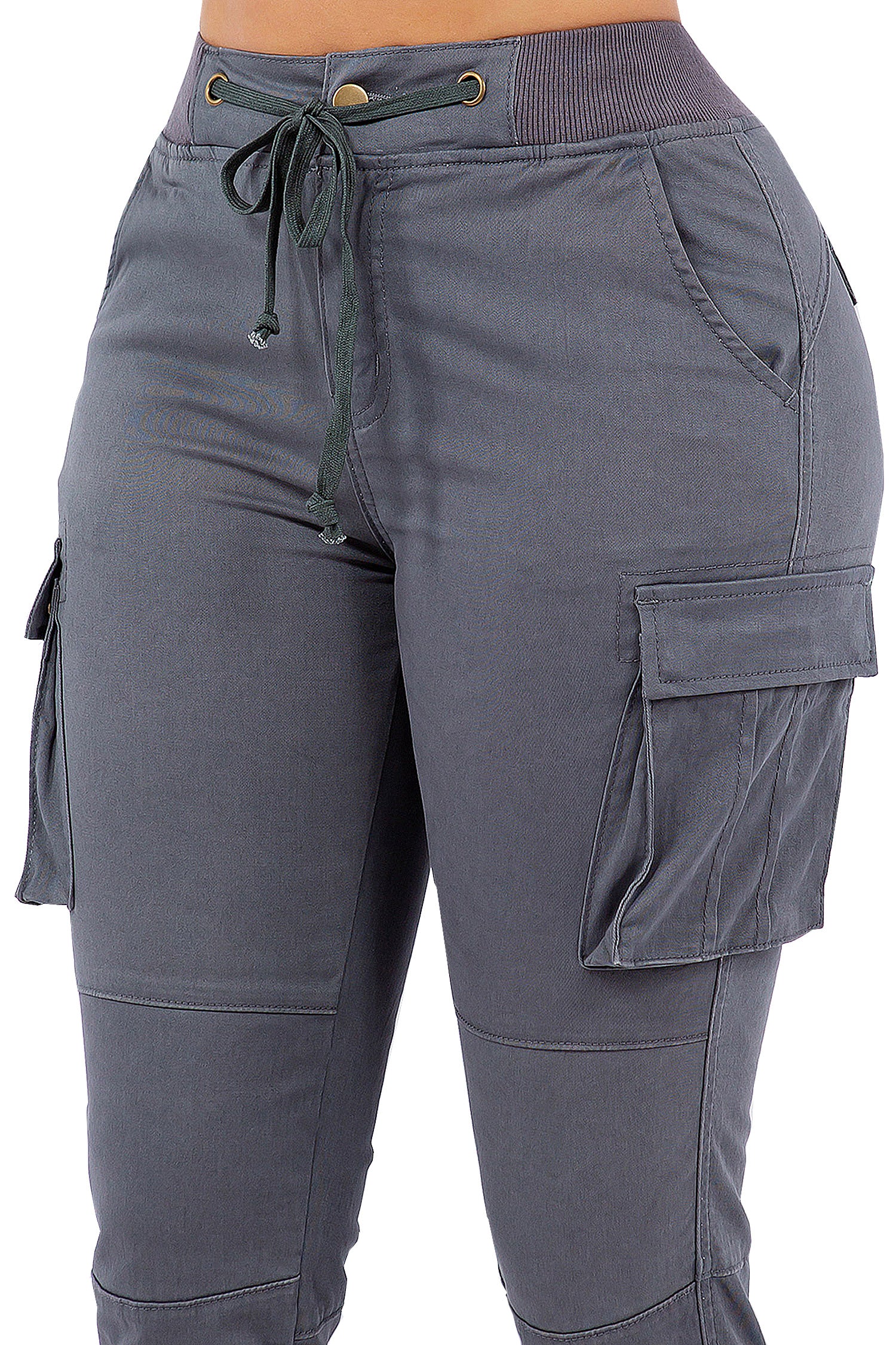 Women's Essential Colored Cargo Joggers (New Colorway) - Image 5