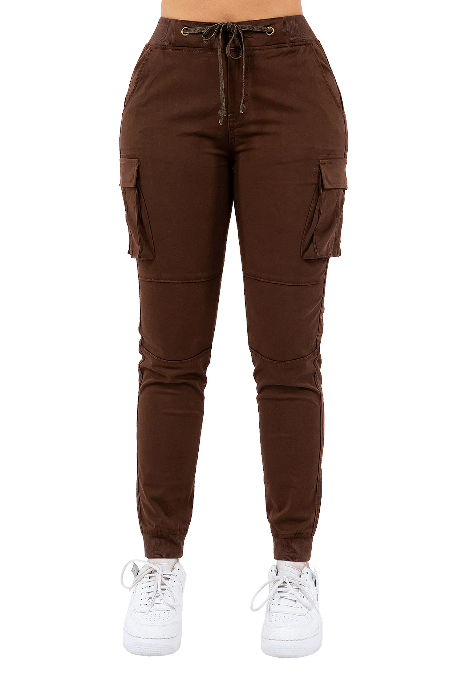 Women's Essential Colored Cargo Joggers (New Colorway) - Image 6