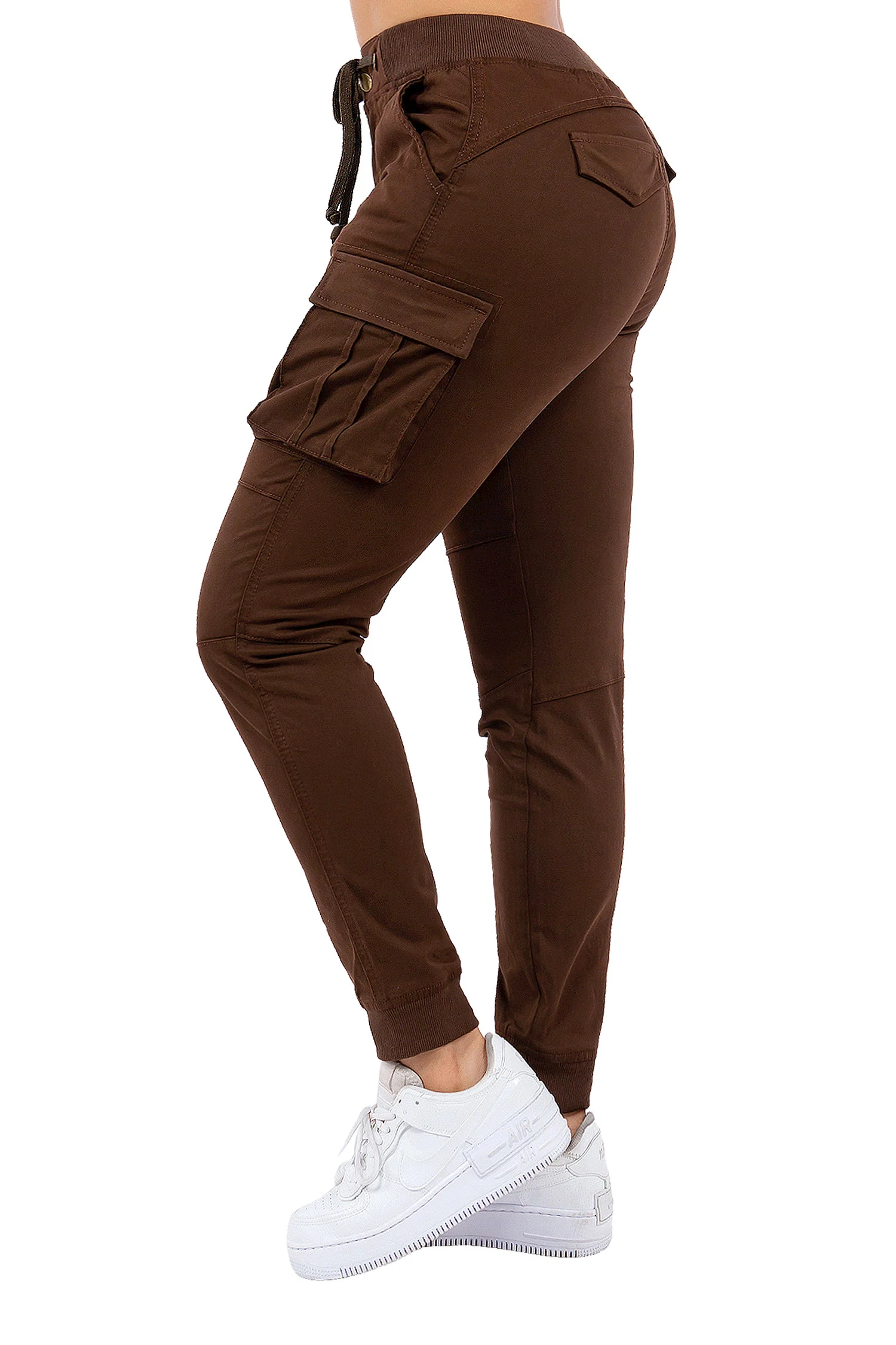Women's Essential Colored Cargo Joggers (New Colorway) - Image 7