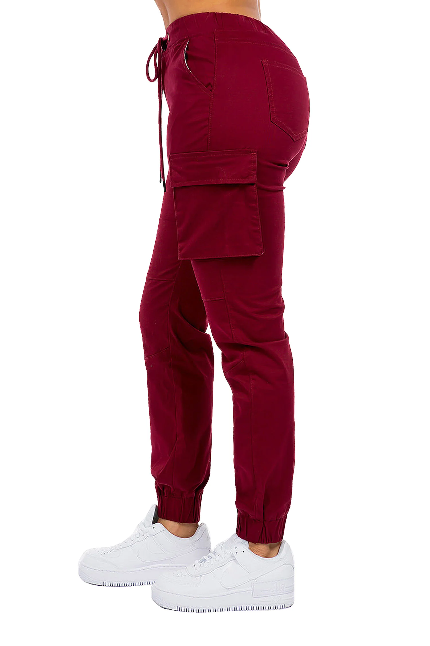 Women's Essential High Rise Cargo Joggers - Image 12