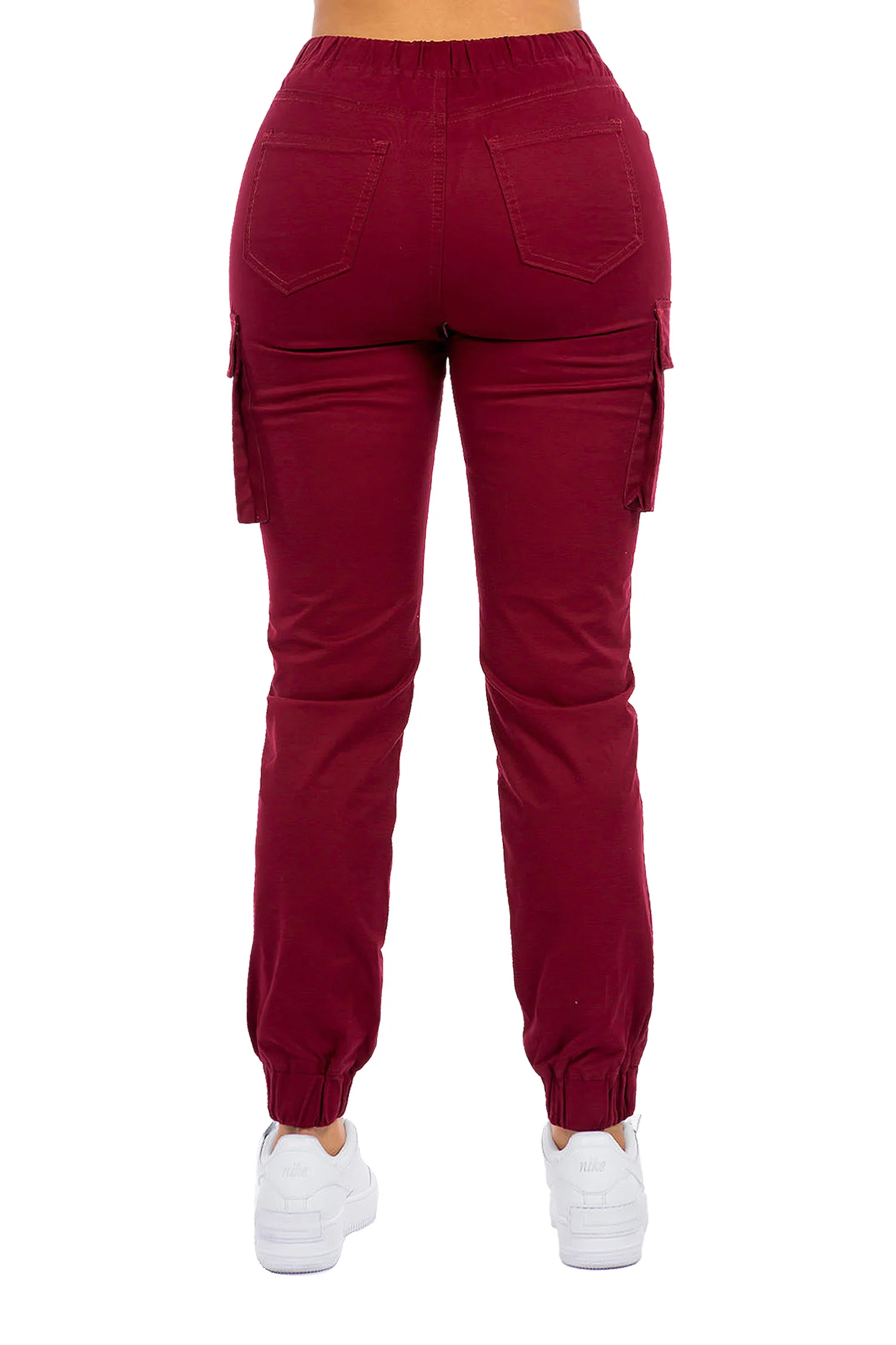 Women's Essential High Rise Cargo Joggers - Image 13