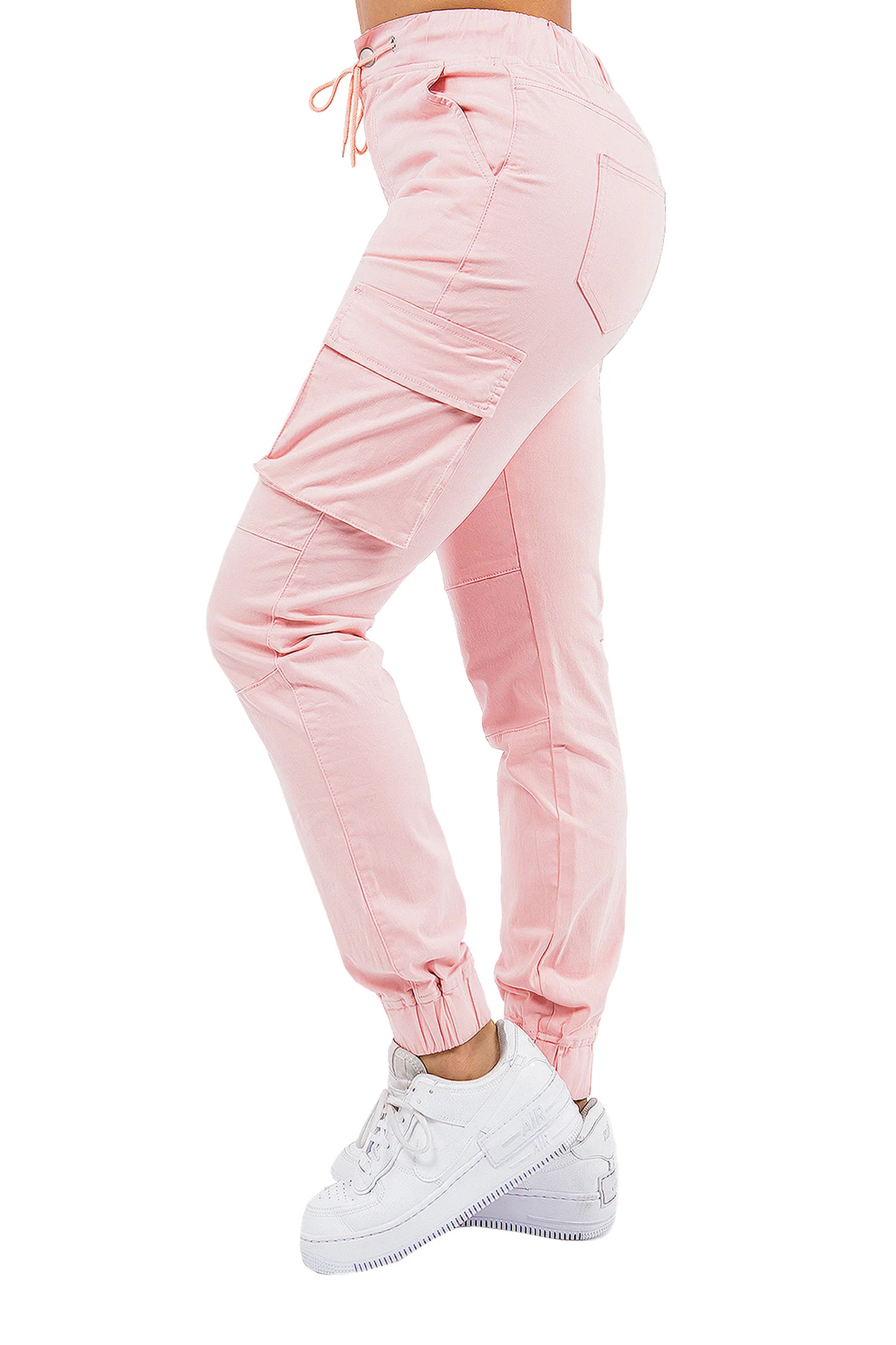 Women's Essential High Rise Cargo Joggers - Image 17