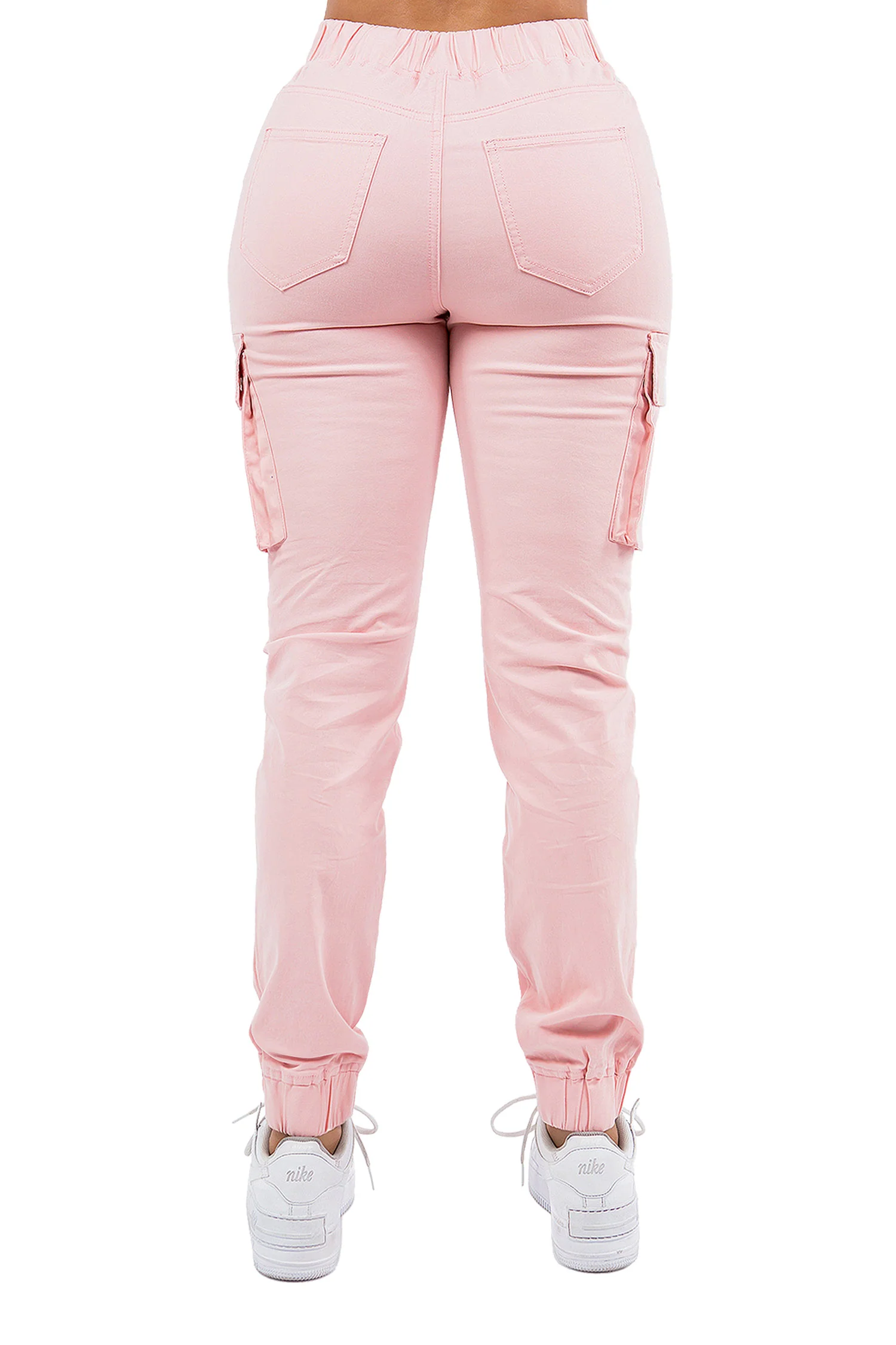 Women's Essential High Rise Cargo Joggers - Image 18
