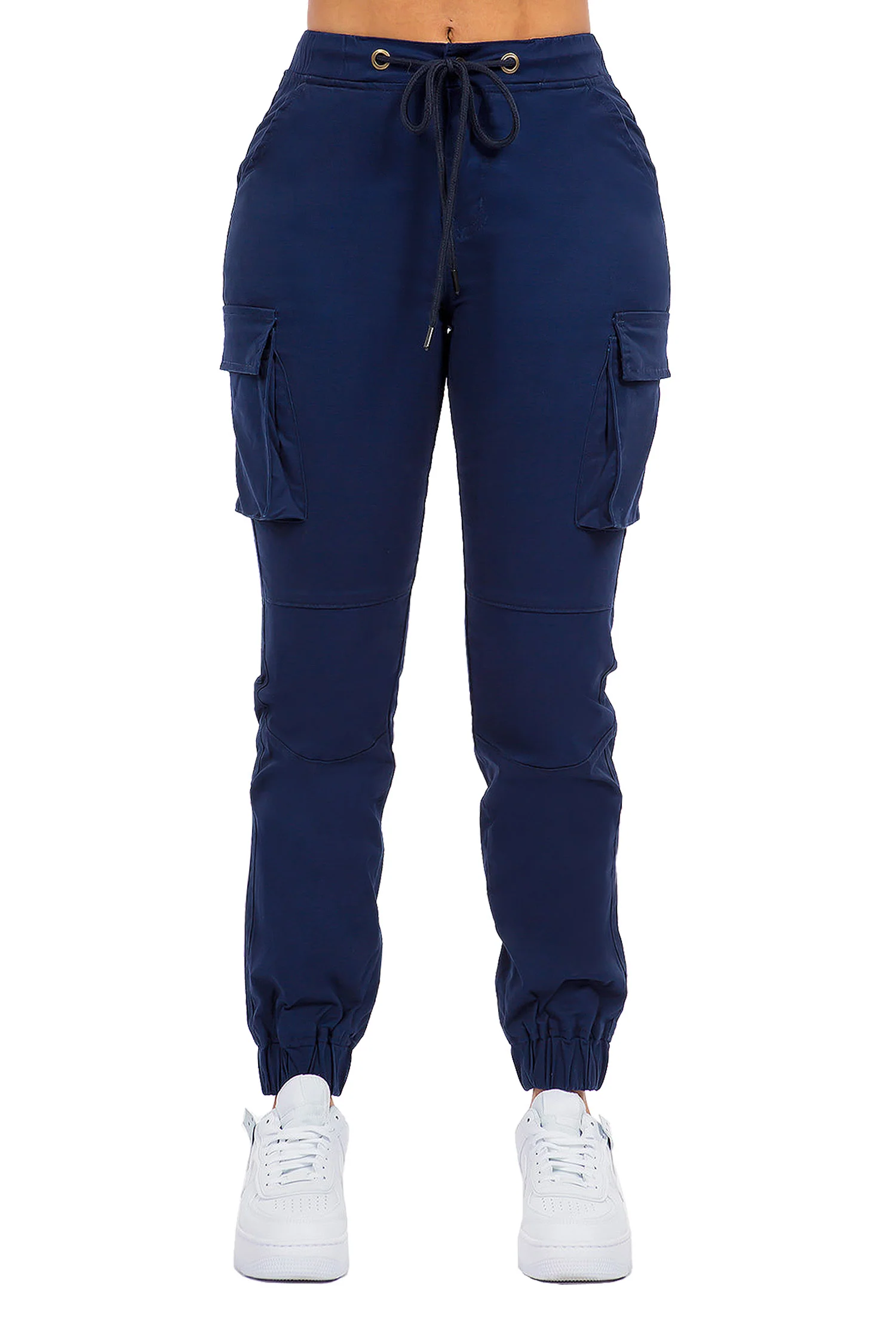 Women's Essential High Rise Cargo Joggers - Image 21