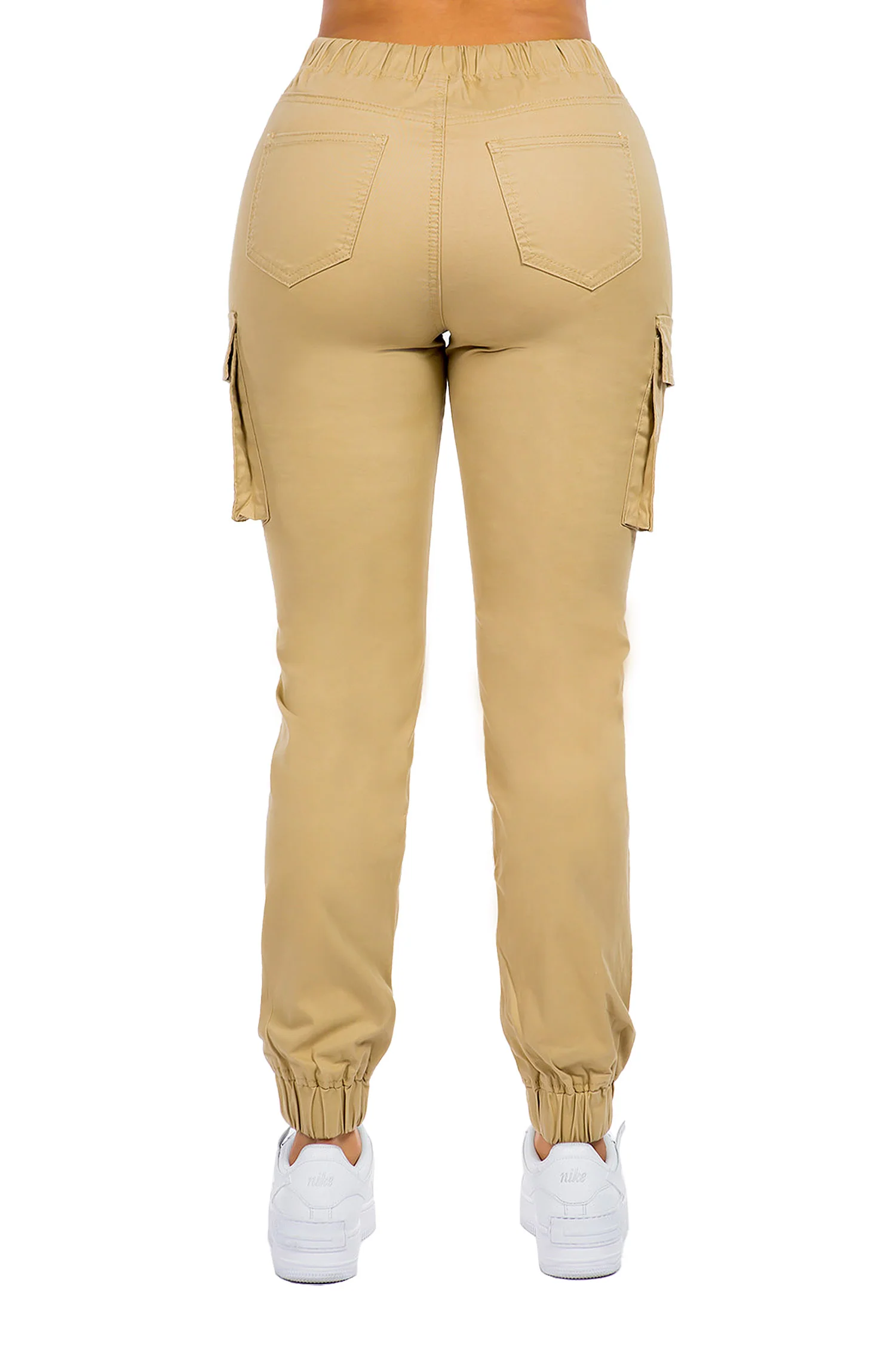 Women's Essential High Rise Cargo Joggers - Image 29
