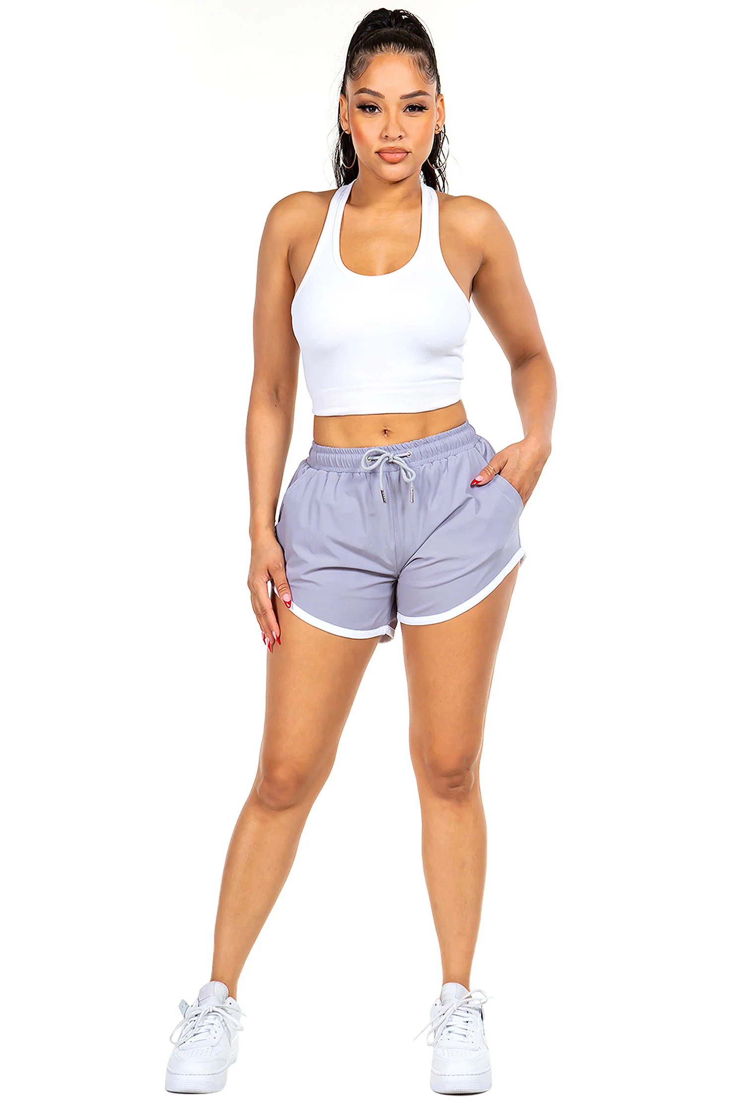 Women's Essential Light Weight Breathable Nylon Shorts - Image 29