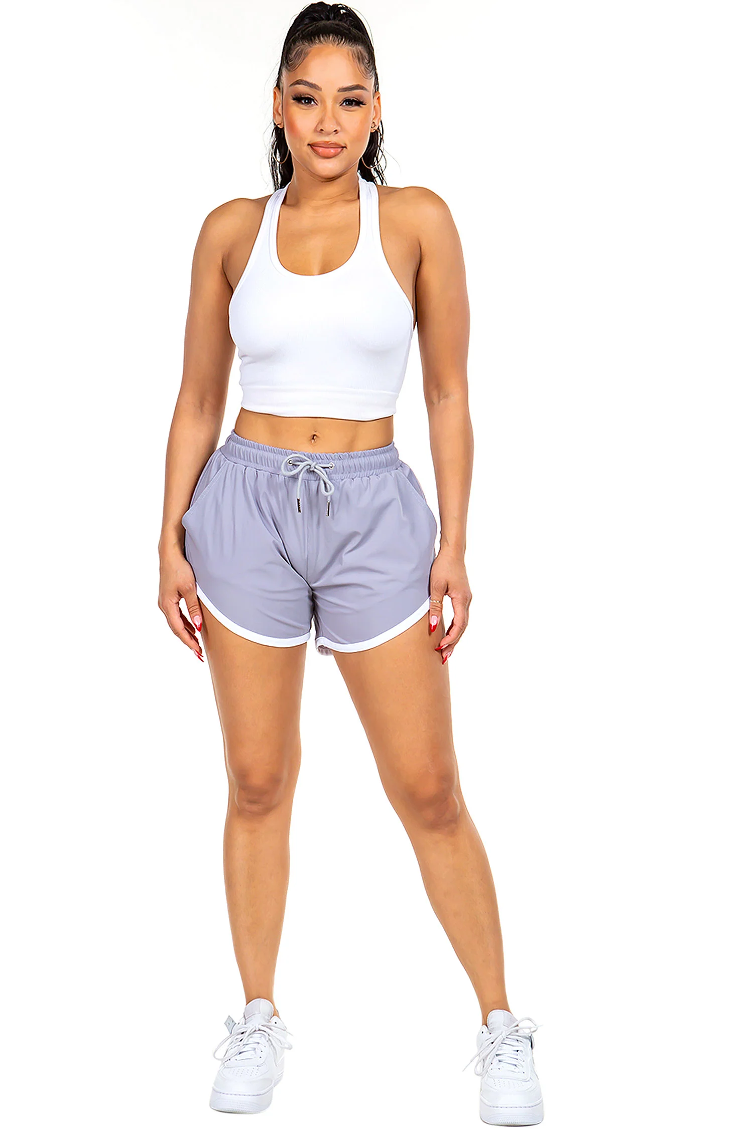 Women's Essential Light Weight Breathable Nylon Shorts - Image 30