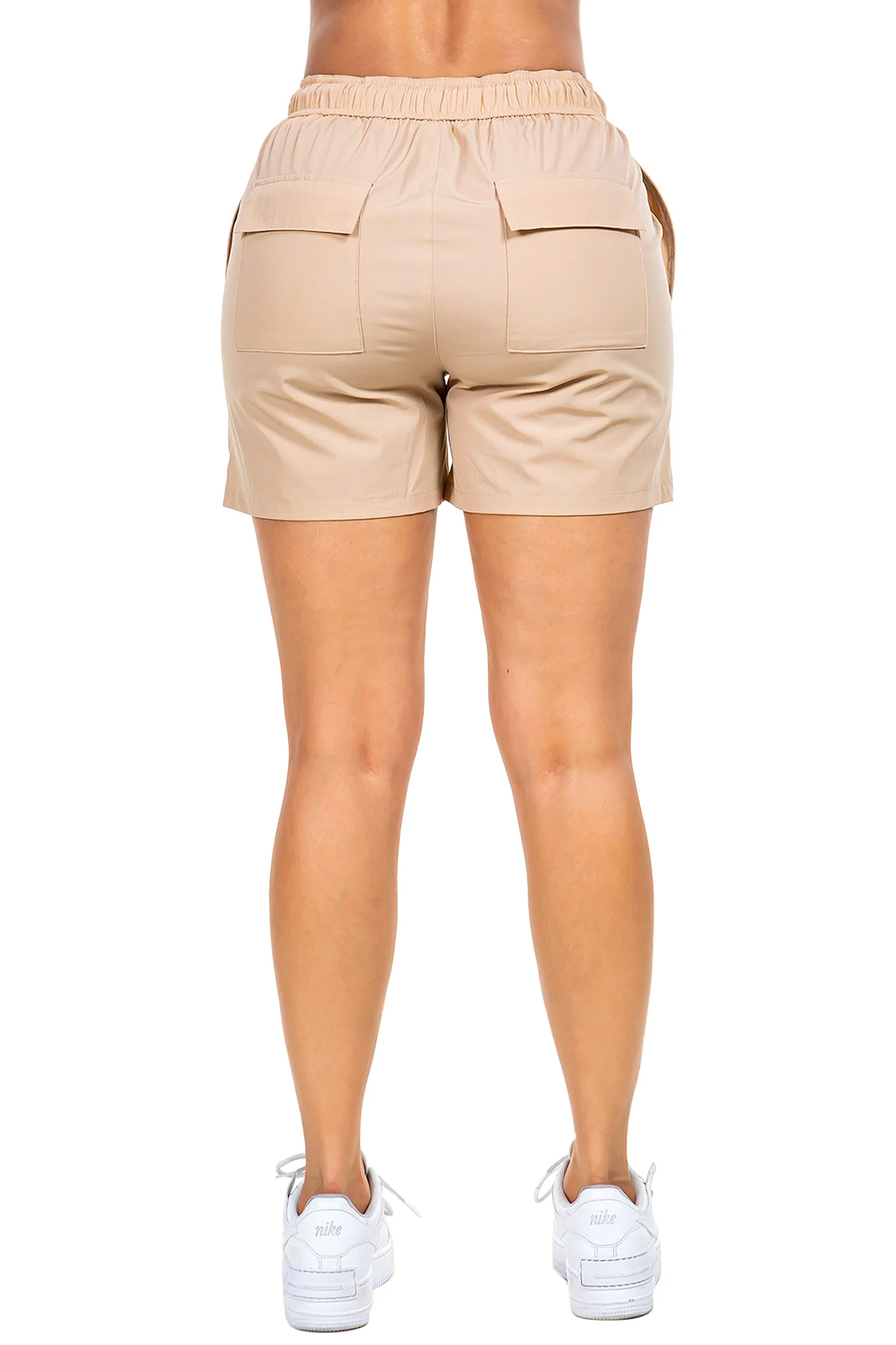 Women's Essential Light Weight Cargo Nylon Shorts - Image 15