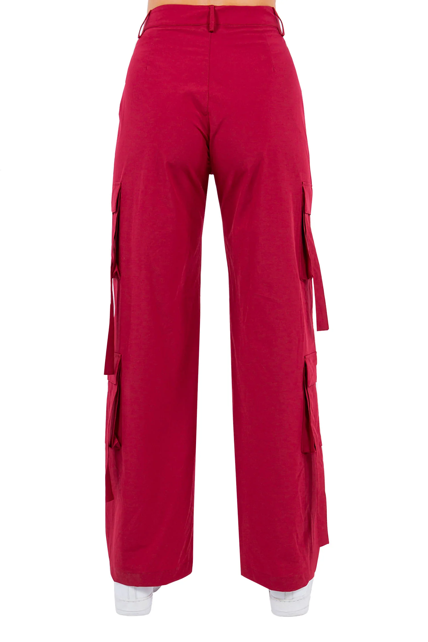 Women's Essential Multi Pocket Nylon Straight Pants - Image 18