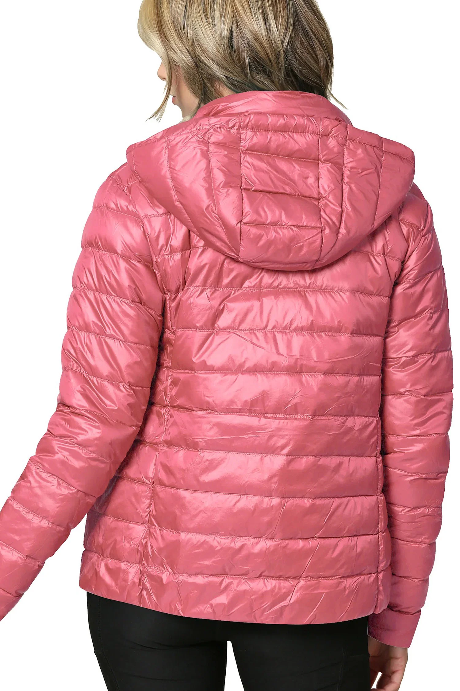 Women's Essential Ultra Light Weight Packable Down Jacket - Image 49