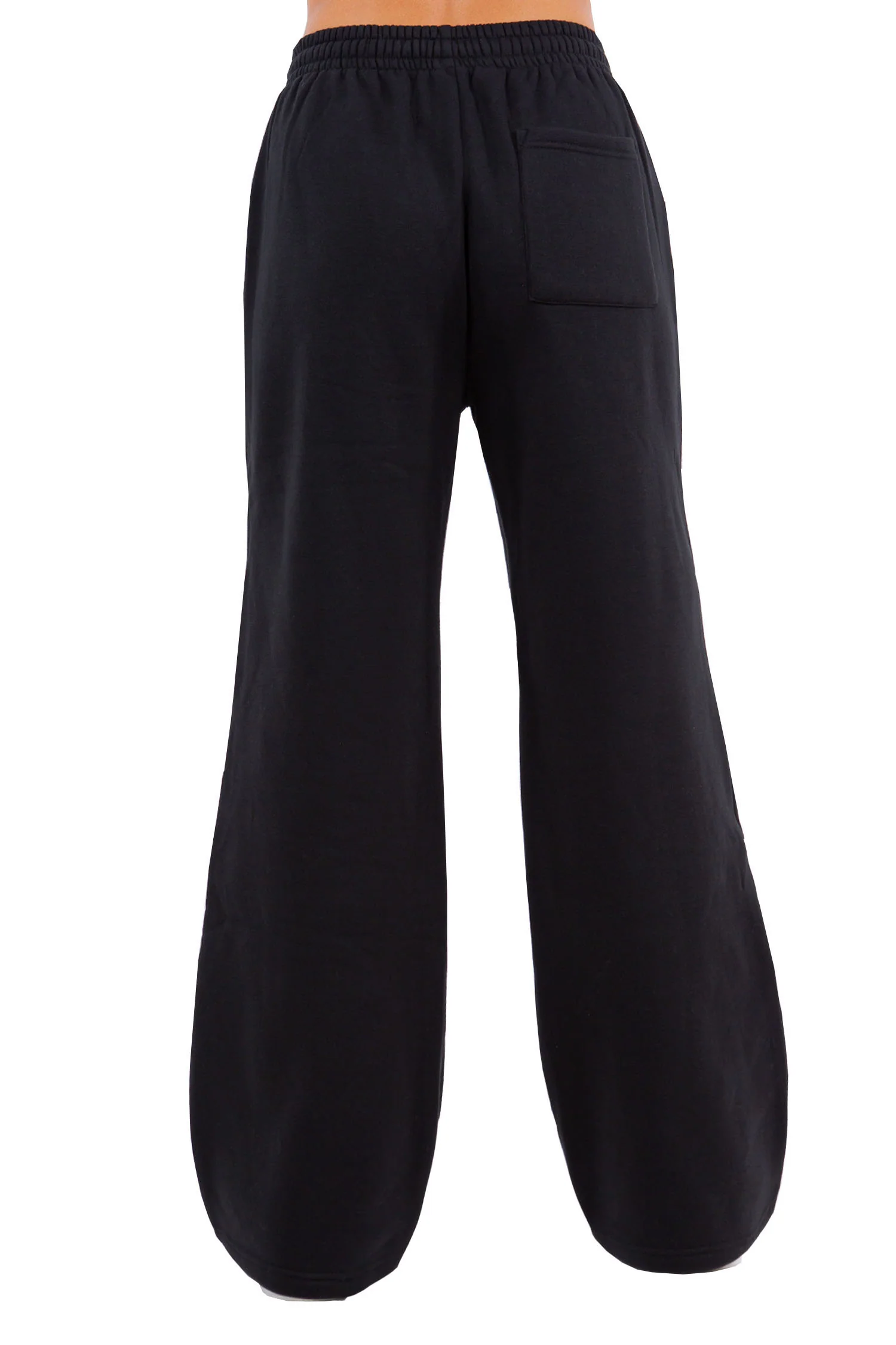 Women's Essential Wide Fit Fleece Sweat Pants - Image 8