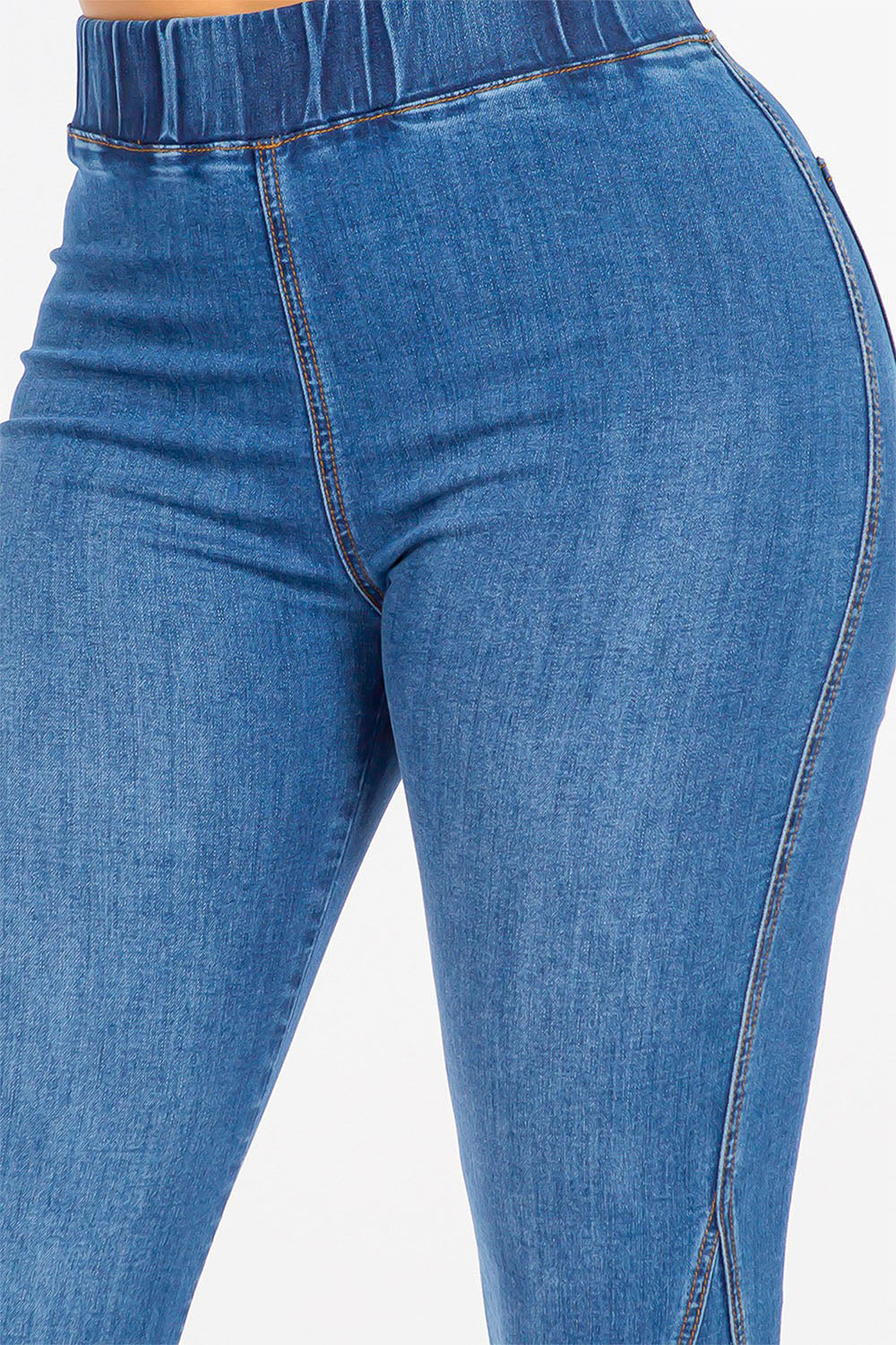Women's High Rise Curvy Flare Jeans - Image 5