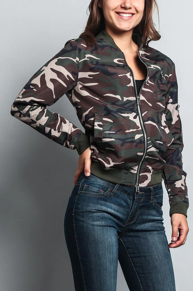 Women's Lightweight Bomber Jacket - Image 10