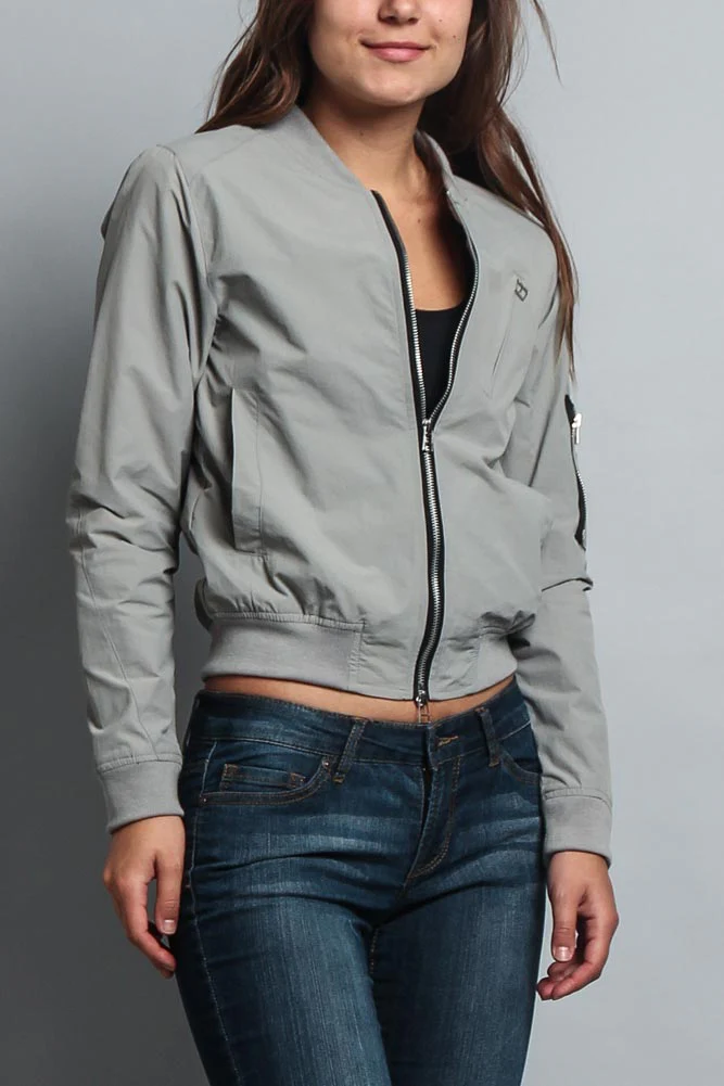 Women's Lightweight Bomber Jacket - Image 14