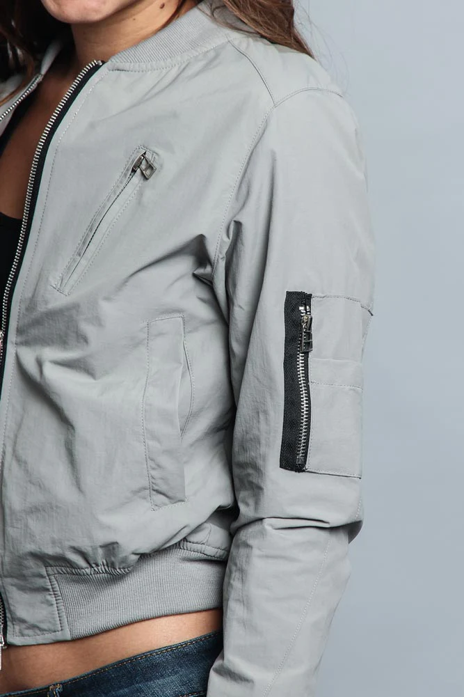 Women's Lightweight Bomber Jacket - Image 15