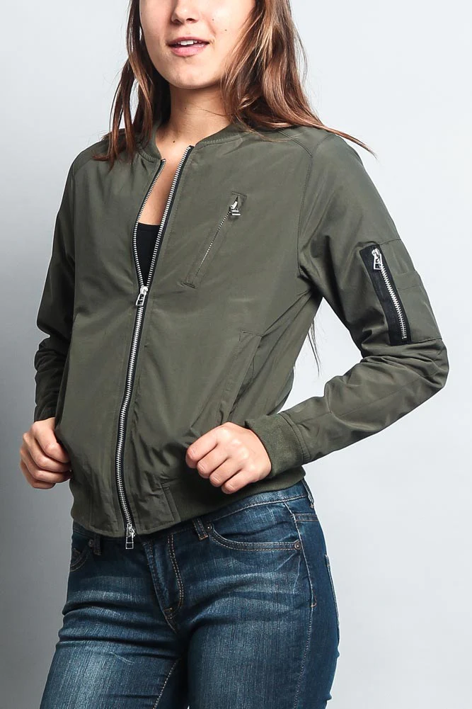 Women's Lightweight Bomber Jacket - Image 17