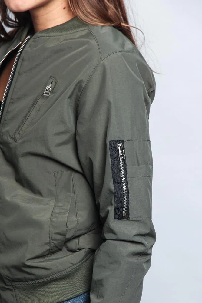 Women's Lightweight Bomber Jacket - Image 20
