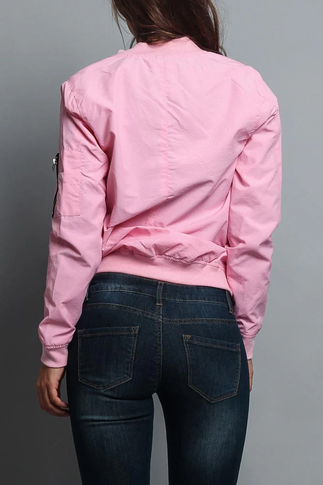 Women's Lightweight Bomber Jacket - Image 23
