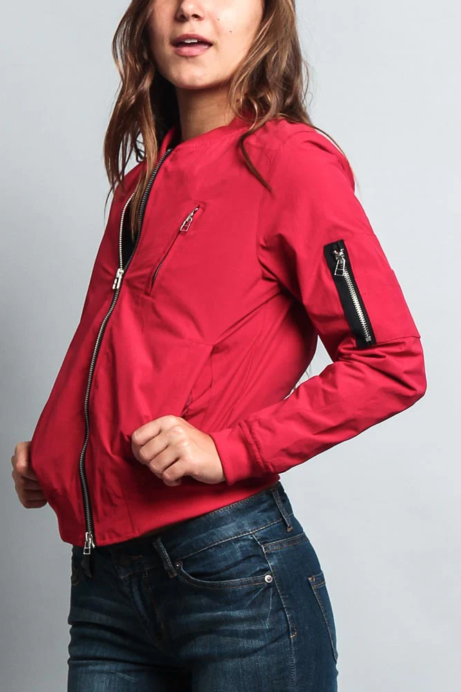 Women's Lightweight Bomber Jacket - Image 27