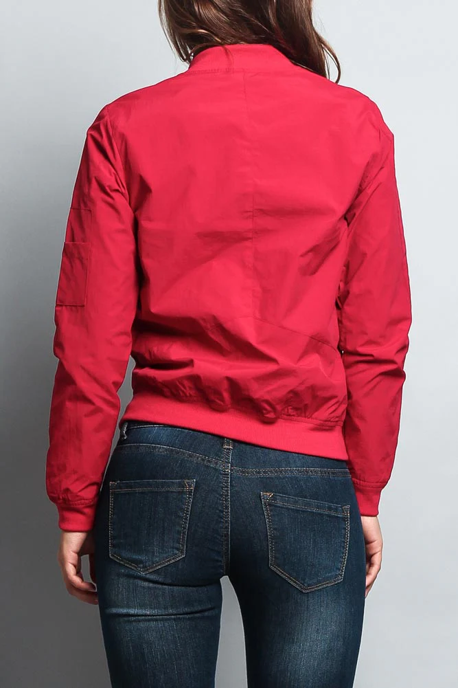 Women's Lightweight Bomber Jacket - Image 28