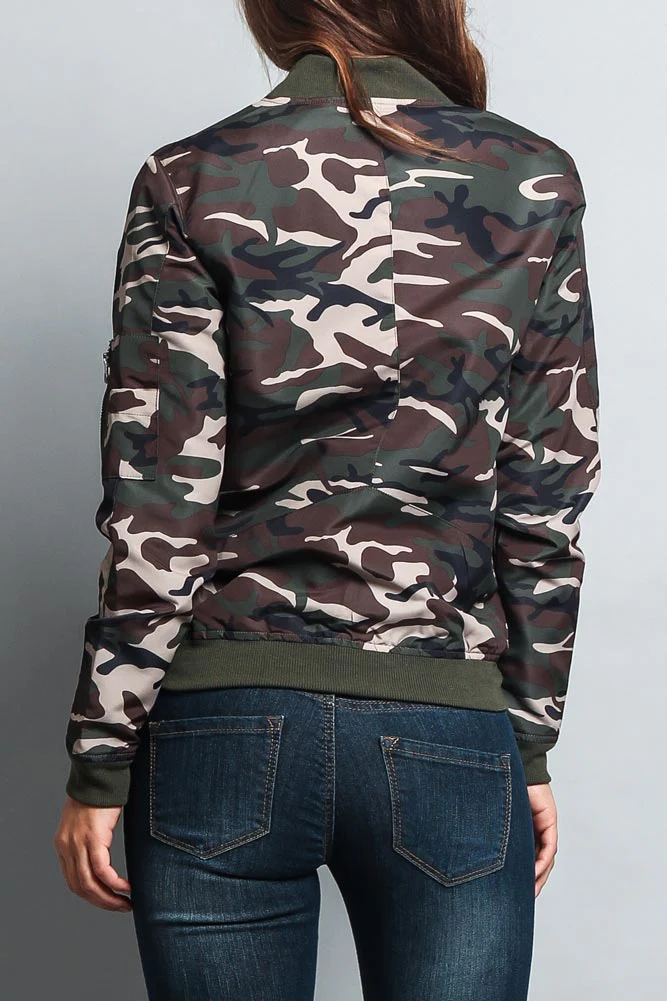 Women's Lightweight Bomber Jacket - Image 9