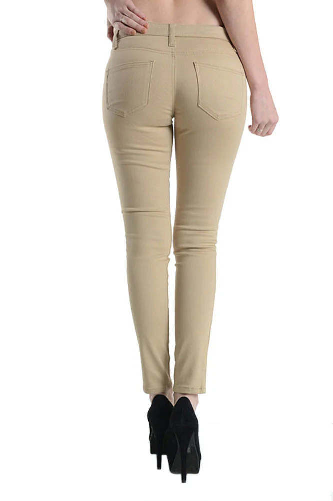 Women's Skinny Fit Twill Pants - Image 11