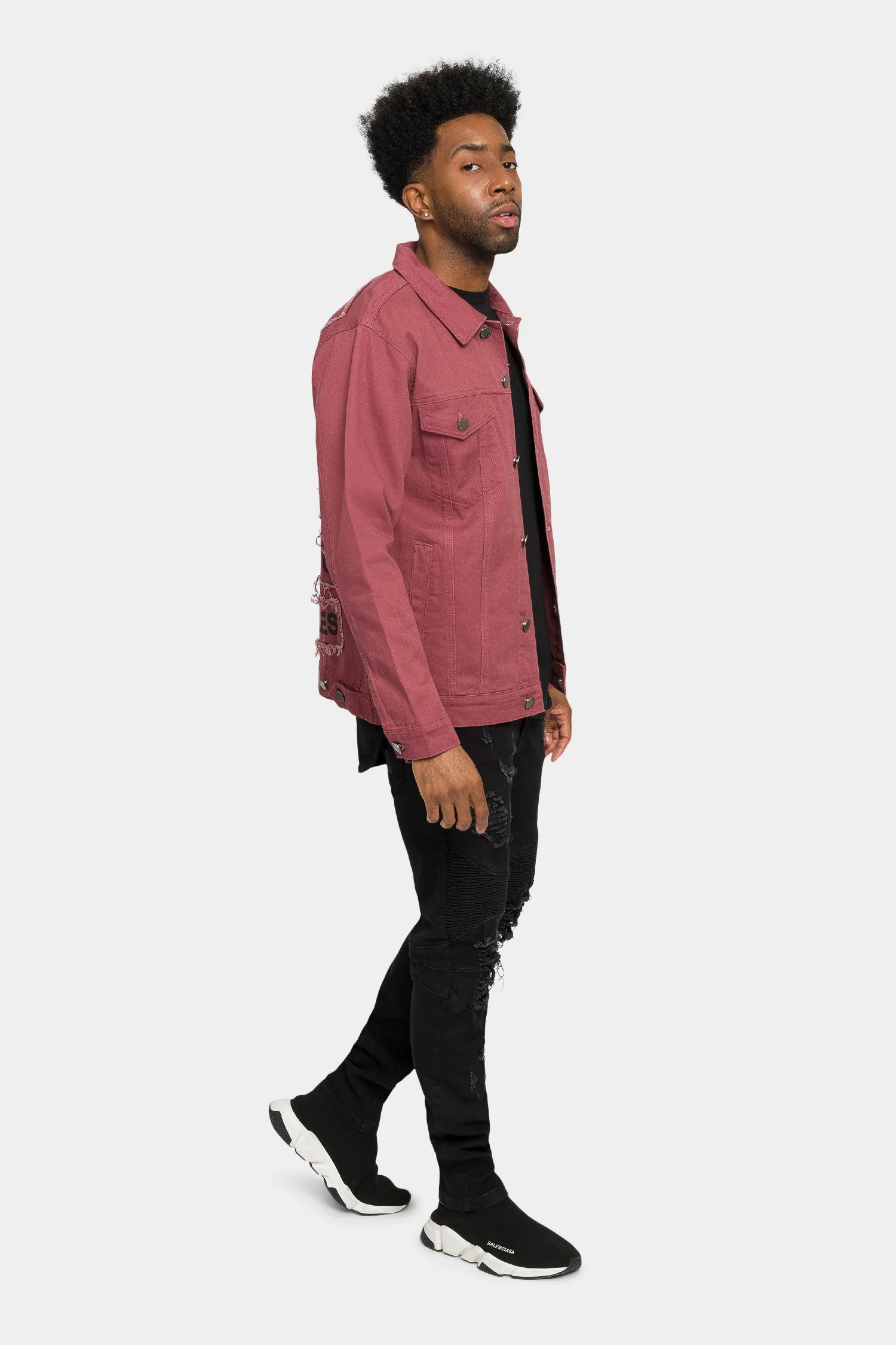 World Tour Colored Denim Jacket - Image 13