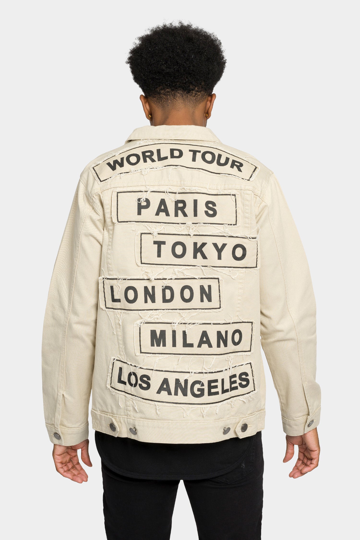 World Tour Colored Denim Jacket - Image 26