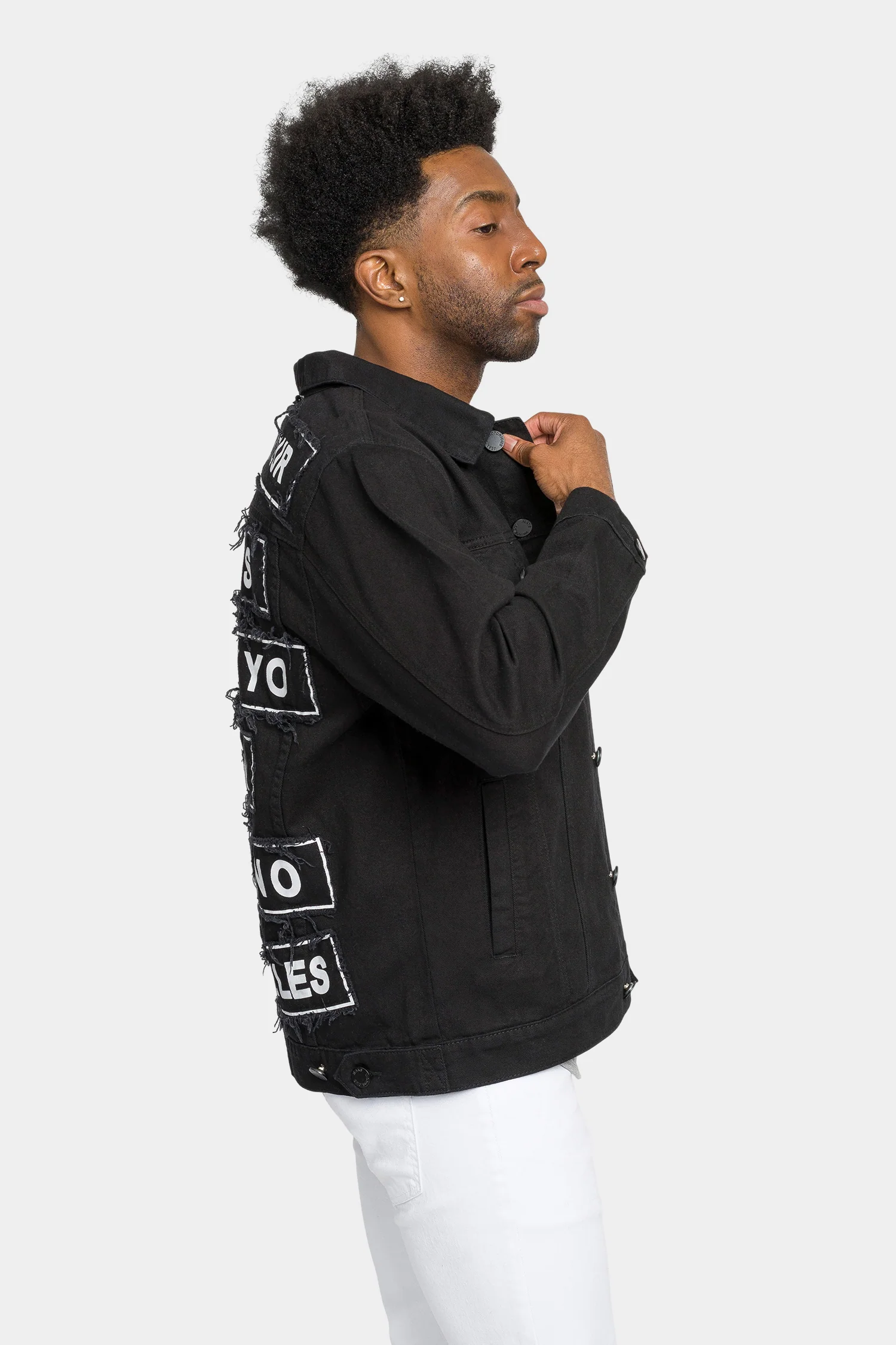 World Tour Colored Denim Jacket - Image 5